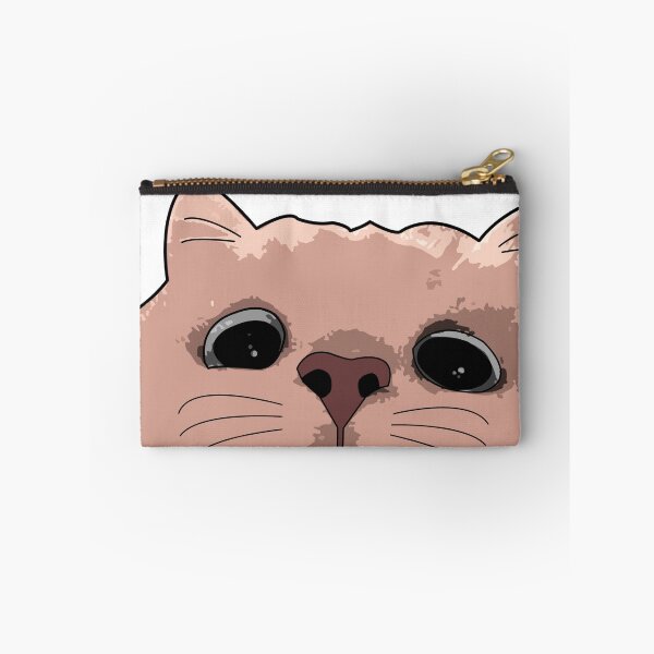 Item preview, cute cat meme confuse face designed and sold by thebunga.