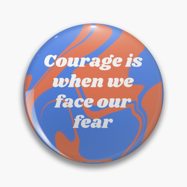 Item preview, Courage is when we face our fear - Quote designed and sold by eystra22.