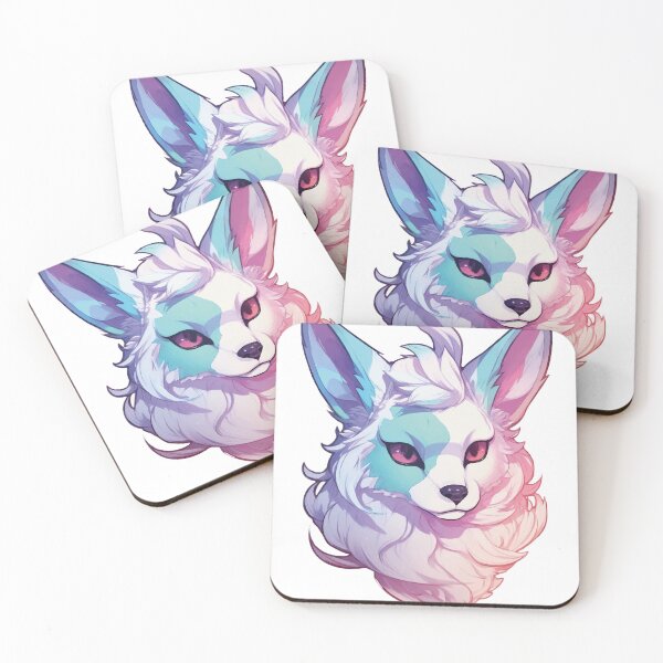 Item preview, Vaporwave Furry Fox designed and sold by FurryKingdom.