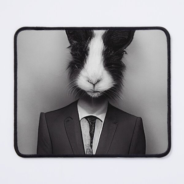 Item preview, Hopsbert Nieselzwirbel - The famous rabbit rights activist in fine thread designed and sold by Pixelboys.