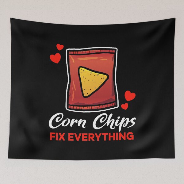 Item preview, Corn Chips fix everything saying designed and sold by jonmlam.