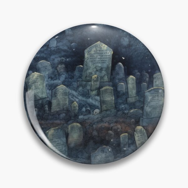 Item preview, Graveyard Headstones Pattern designed and sold by TheThreePixels.