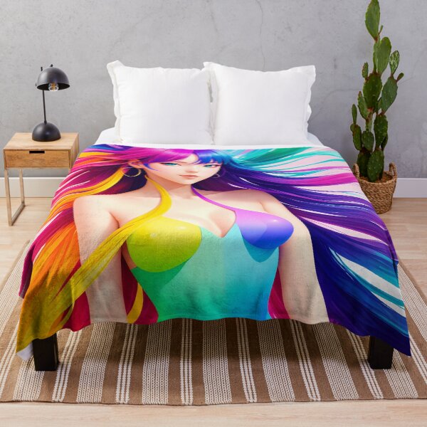 Item preview, Rainbow Dreams - Fantasy Anime Girl designed and sold by pinimgart.