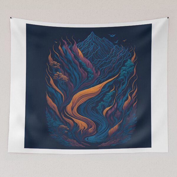 Artikelvorschau, The Dance of Life: A Captivating Poster Depicting the Graceful Harmony of Nature| Celestial Harmony: AI-Generated Poster Showcasing the Dance of Nature's Elements entworfen und verkauft von RedArtG09.