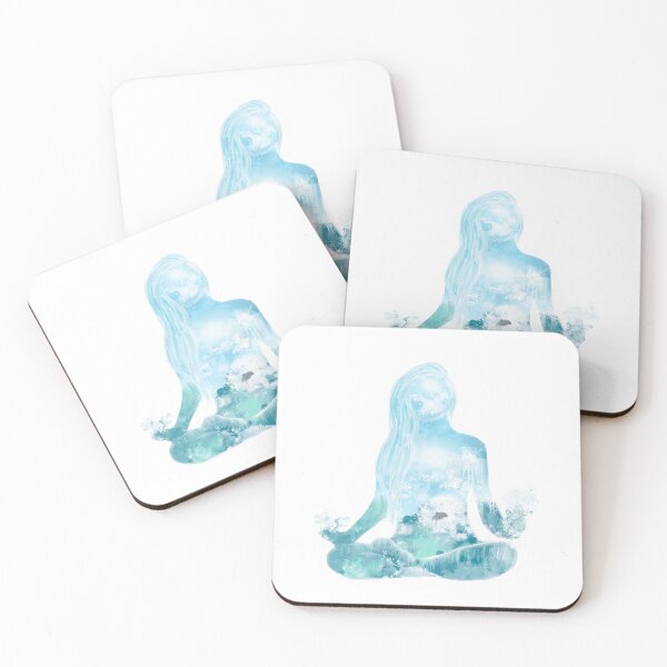 Item preview, Inner ocean, spiritual art, feminine power, dolphin  designed and sold by Treasuredreams.