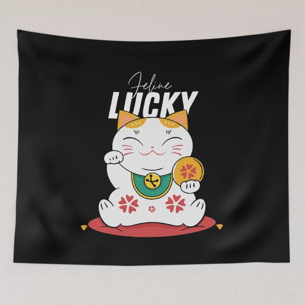 Item preview, Feline Lucky Cat Kawaii Asian Inspired designed and sold by FROUZA Design.