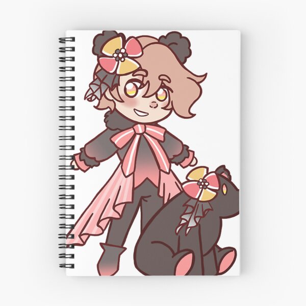 Item preview, Chibi Asmo with Bear Obey Me Game flower Lach Keyword And Tittle Happy  designed and sold by ZulRuecker.