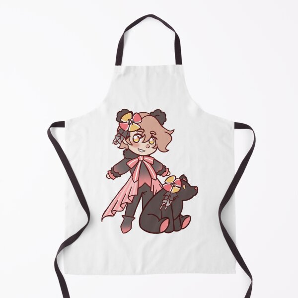 Item preview, Chibi Asmo with Bear Obey Me Game flower Lach Keyword And Tittle Happy  designed and sold by ZulRuecker.