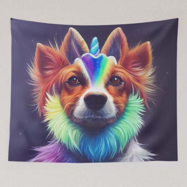 Item preview, Bruno Bunt - The rainbow dog who embodies love and equality designed and sold by Pixelboys.