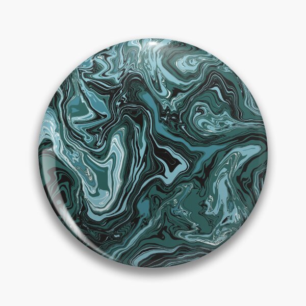 Item preview, Abstract Liquid Marbling in Shades of Green designed and sold by sandhyabhagath.