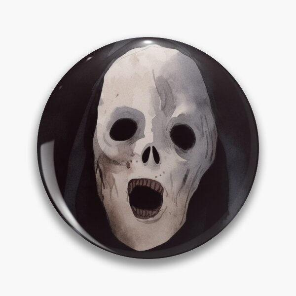 Item preview, Creepy Horror Masks Pattern designed and sold by TheThreePixels.