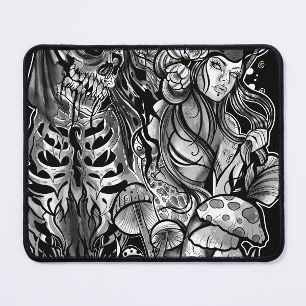 Item preview, Lady with Skeleton Grim Reaper designed and sold by AvaAdoreArt.