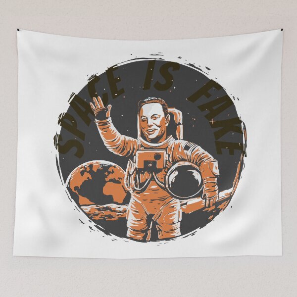 Item preview, Space is fake designed and sold by Lattethunder.