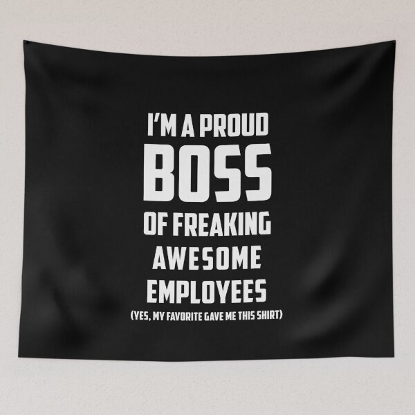 Item preview, I'm A Proud Boss of Freaking Awesome Employees V2 designed and sold by TeeTimeGuys.