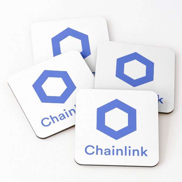 Item preview, Chainlink Link Crypto Altcoin - Clean Vertical Blue Logo designed and sold by CryptoMoods.