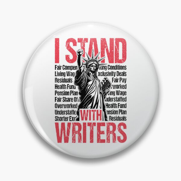 Item preview, I Stand With Writers Strike Statue Of Liberty Protest Fist designed and sold by GrandeDuc.