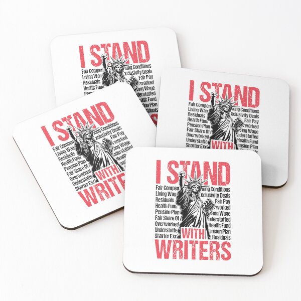 Item preview, I Stand With Writers Strike Statue Of Liberty Protest Fist designed and sold by GrandeDuc.