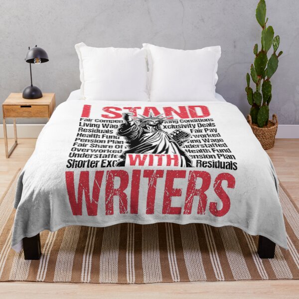 Item preview, I Stand With Writers Strike Statue Of Liberty Protest Fist designed and sold by GrandeDuc.