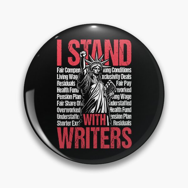 Item preview, I Stand With Writers Strike Statue Of Liberty Protest Fist designed and sold by GrandeDuc.
