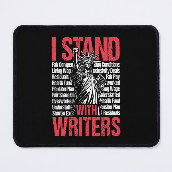 Item preview, I Stand With Writers Strike Statue Of Liberty Protest Fist designed and sold by GrandeDuc.