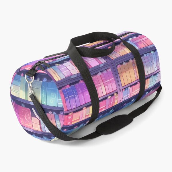 Item preview, Rainbow colorful bookshelf pattern for book lovers designed and sold by EmeraldeaArt.