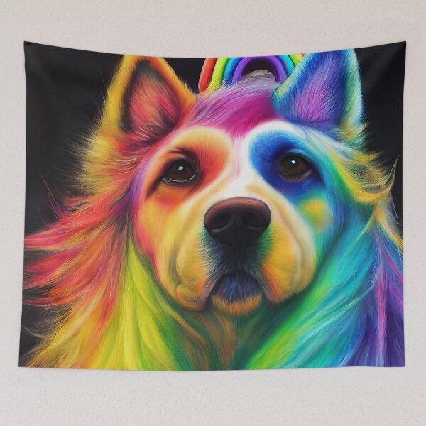 Item preview, Susi Süss - The rainbow dog, of love and the LGBQT+ movement designed and sold by Pixelboys.