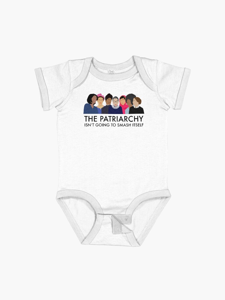 Thumbnail 1 of 2, Baby One-Piece, The Patriarchy Isn't Going to Smash Itself designed and sold by thefilmartist.