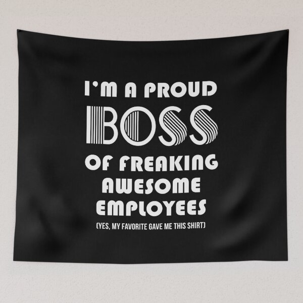 Item preview, I'm A Proud Boss of Freaking Awesome Employees V4  designed and sold by TeeTimeGuys.