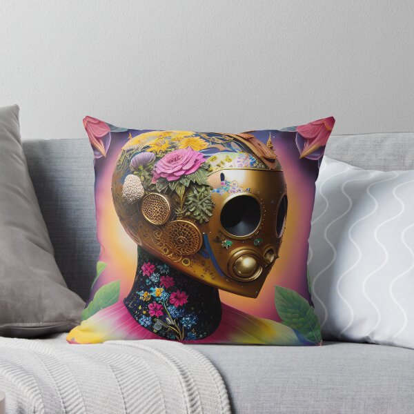 Item preview, Robotic head with natural elements, illustration. designed and sold by HAKKI ARSLAN.