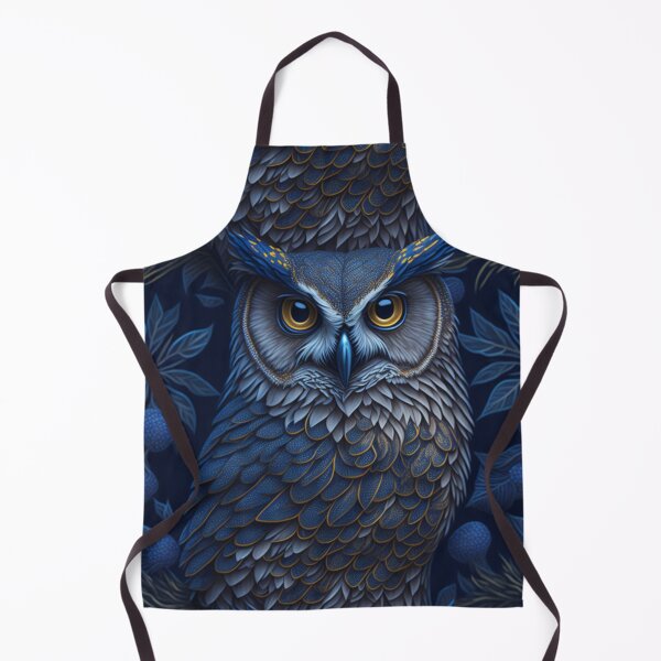 Item preview, "Hyperrealistic owl with detailed patterns and glittery background" designed and sold by OasisOfGraphics.