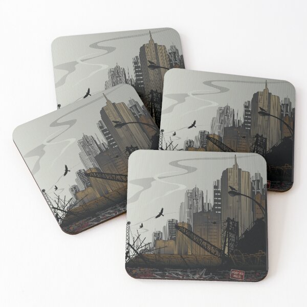 Item preview, A beautiful mix art of nature, buildings, cranes, and birds designed and sold by drsaver.