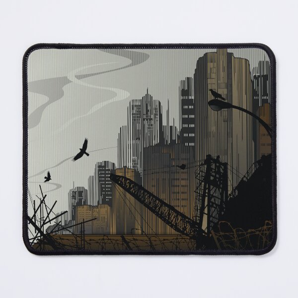 Item preview, A beautiful mix art of nature, buildings, cranes, and birds designed and sold by drsaver.