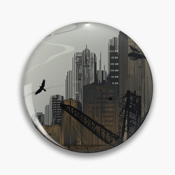 Item preview, A beautiful mix art of nature, buildings, cranes, and birds designed and sold by drsaver.