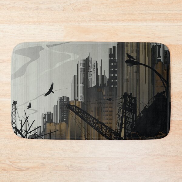 Item preview, A beautiful mix art of nature, buildings, cranes, and birds designed and sold by drsaver.