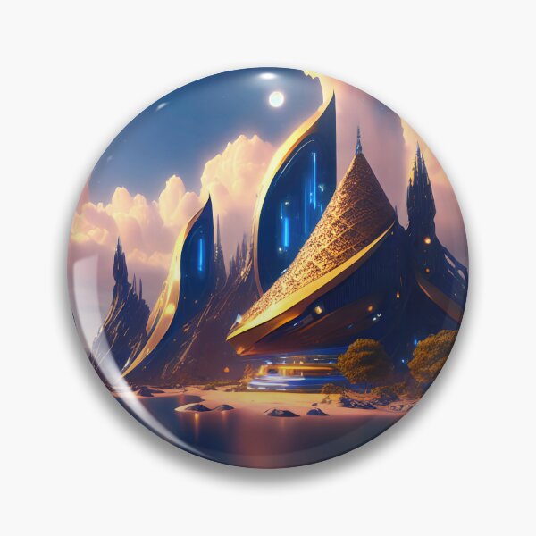 Item preview, Futuristic cyber city designed and sold by DivineFantasy.
