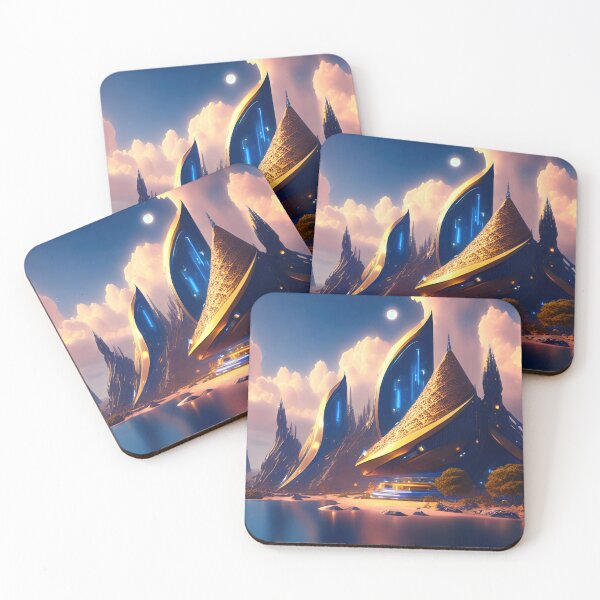 Item preview, Futuristic cyber city designed and sold by DivineFantasy.