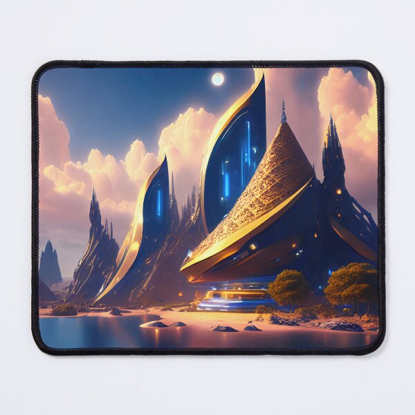 Item preview, Futuristic cyber city designed and sold by DivineFantasy.