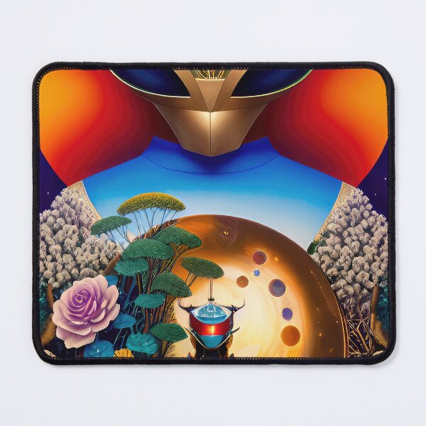 Item preview, Robotic head with natural elements, illustration. designed and sold by HAKKI ARSLAN.