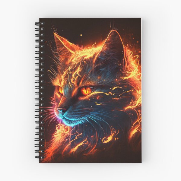 Item preview, Cyber Fire Cat designed and sold by AxeWave.