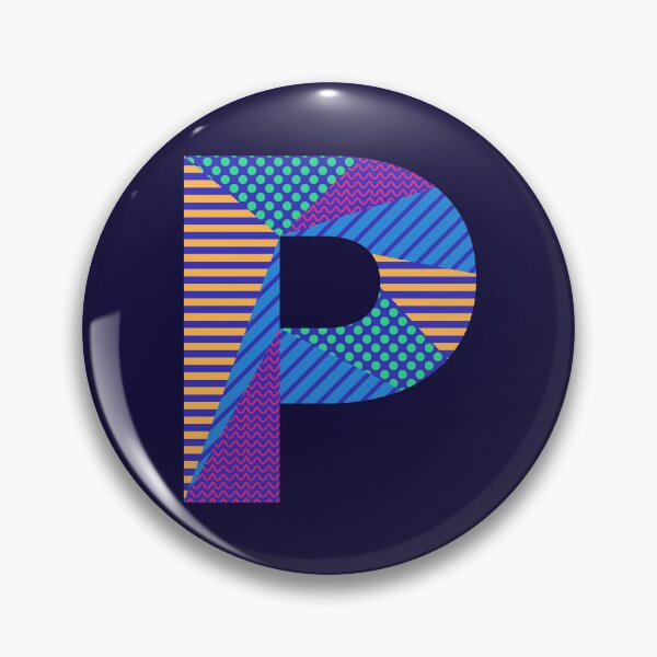 Artikelvorschau, Alphabet Buchstabe P Screen Print Design entworfen und verkauft von ToluaPrints.