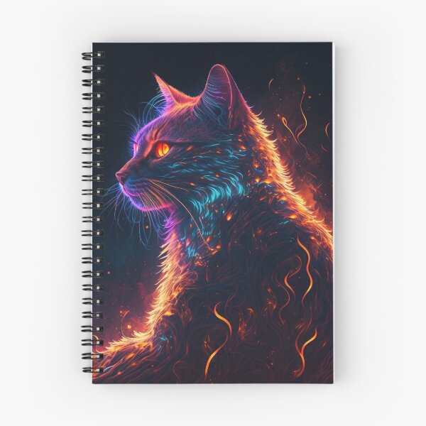 Item preview, Cyber Fire Cat designed and sold by AxeWave.