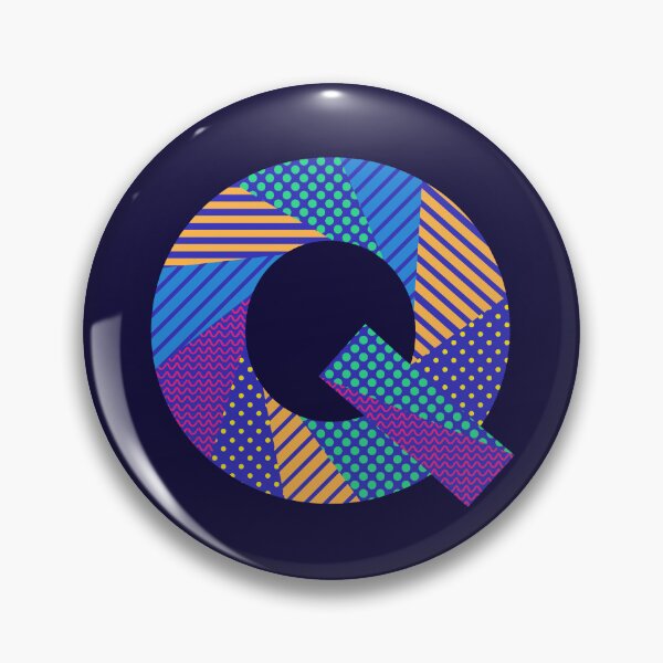 Item preview, Alphabet Letter Q Screen Print Design designed and sold by ToluaPrints.