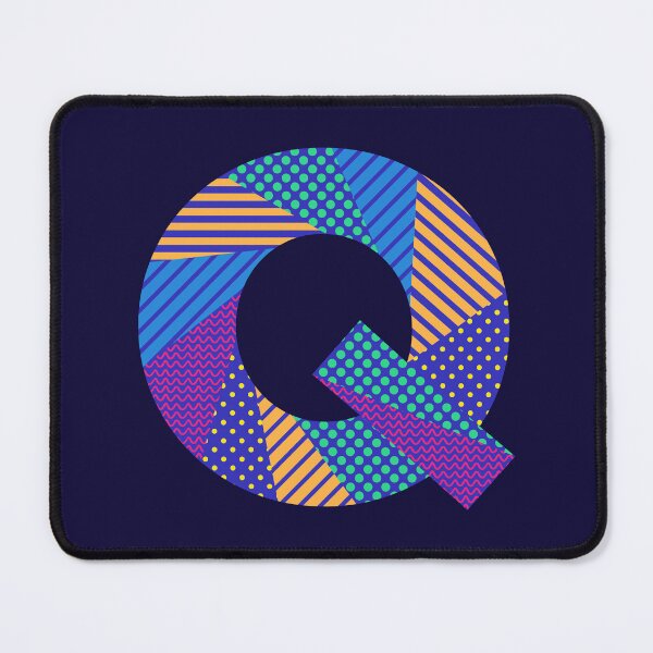 Item preview, Alphabet Letter Q Screen Print Design designed and sold by ToluaPrints.