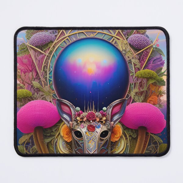 Item preview, Robotic head with natural elements, illustration. designed and sold by HAKKI ARSLAN.