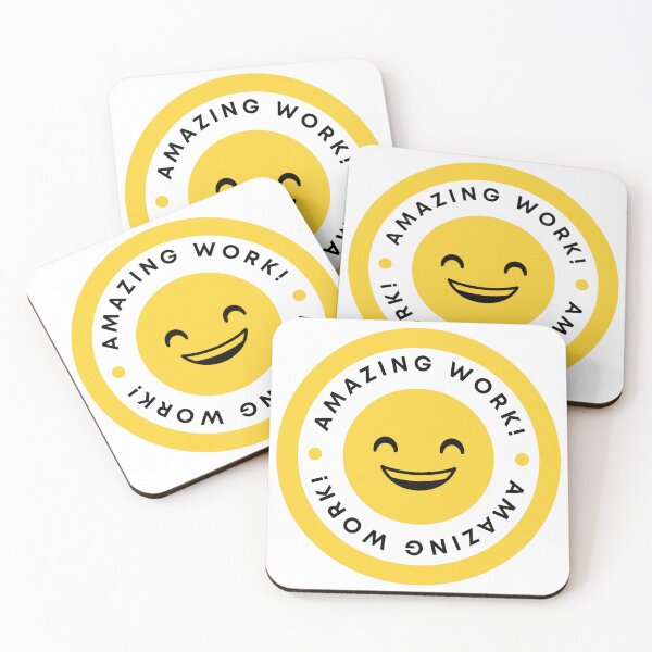 Item preview, Yellow Smile: Amazing Work Design designed and sold by Sneh Universe.