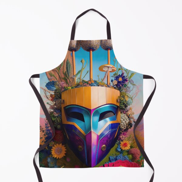 Item preview, Robotic head with natural elements, illustration. designed and sold by HAKKI ARSLAN.