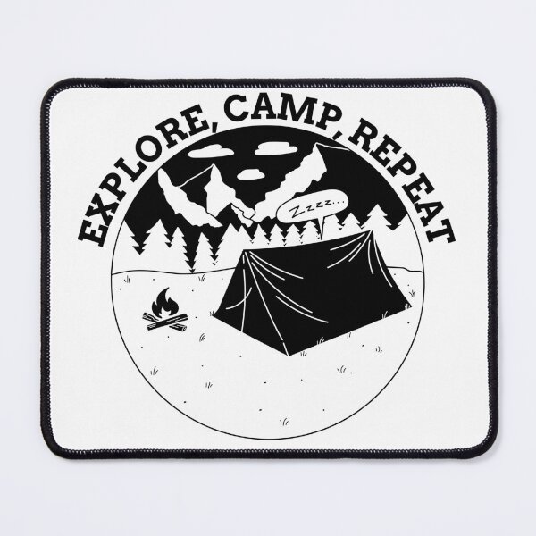 Item preview, Camping - Explore Camp Repeat designed and sold by TheBeesForYou.