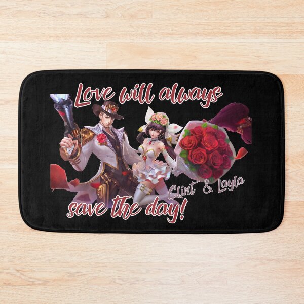 Item preview, Mobile Legends Bang Bang Fan Clint and Layla Valentines Love designed and sold by Kormix.