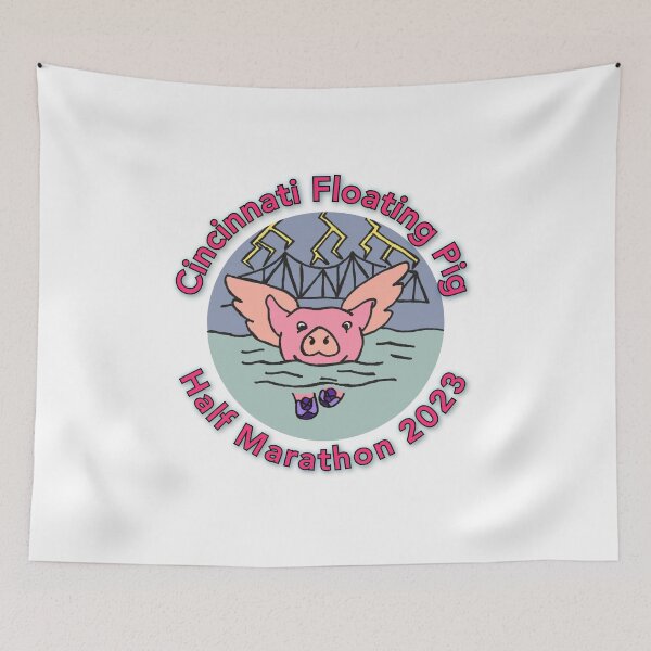 Item preview, Cincinnati Floating Pig Half Marathon designed and sold by FloatingPig2023.