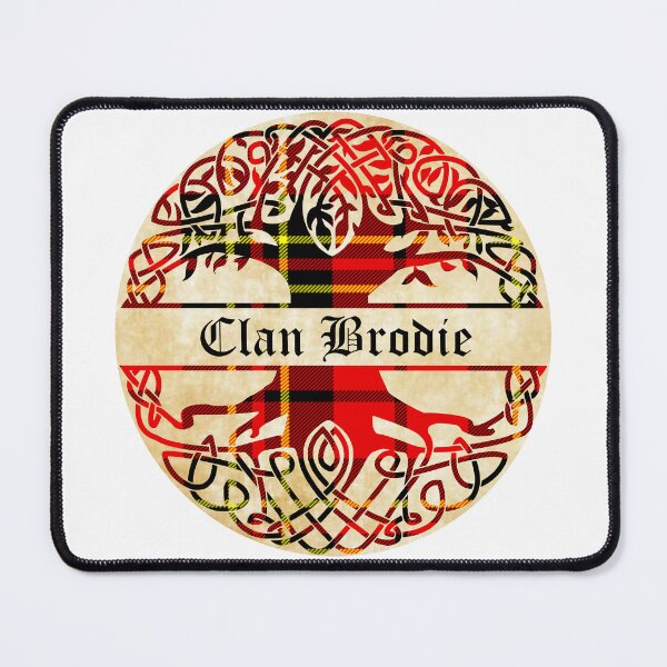 Item preview, Brodie Tree of Life Clan Scottish Surname tartan designed and sold by BagTown Clans.